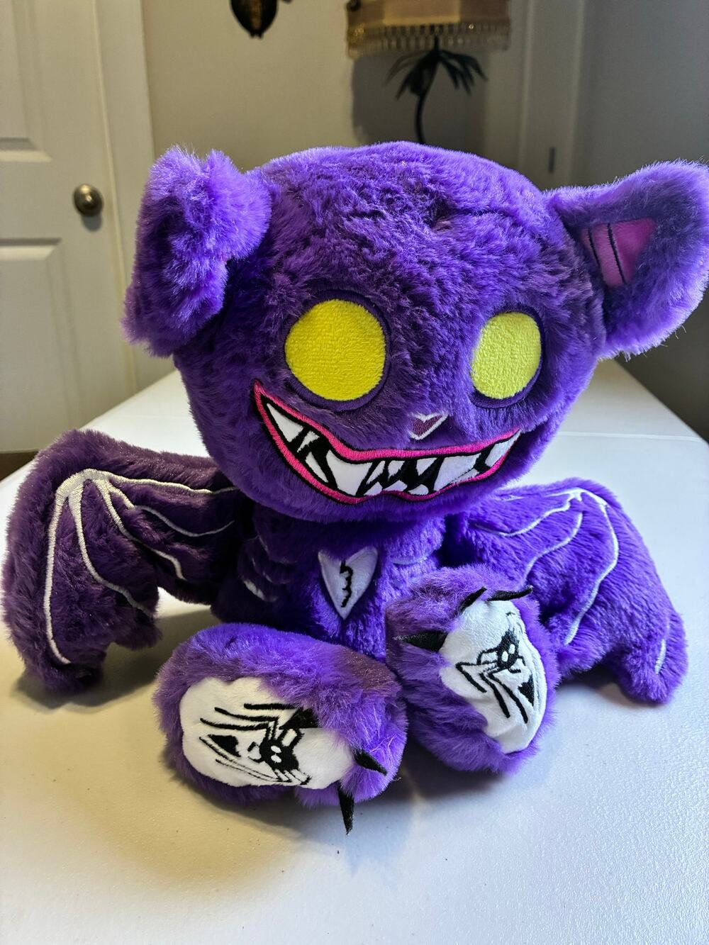 Gus Fink Studios Purple Bat Plush Spencer's Exclusive Gothic Horror Art Toy 2024